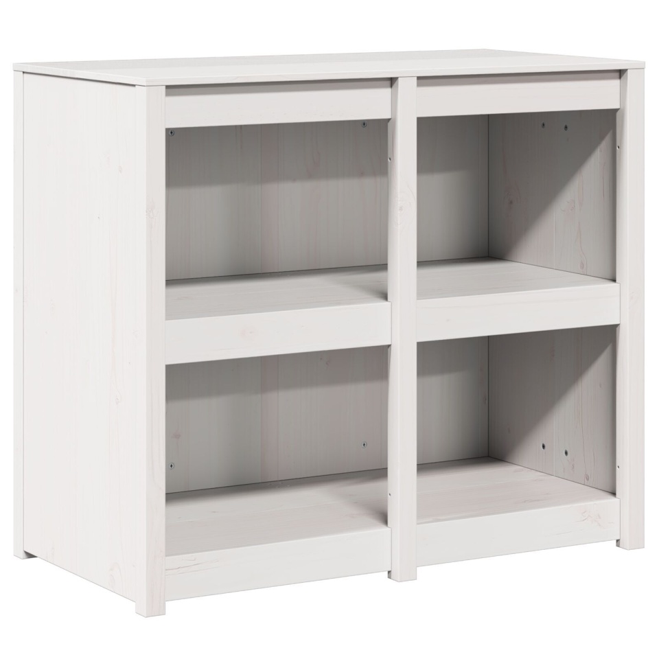 Dulap de bucătărie exterior Alb 106x55x92 cm din lemn masiv de pin - 1 | YEO