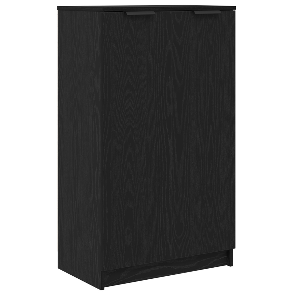 Dulap pentru încălțăminte Negru Stejar 59x35x100 cm din lemn - 1 | YEO