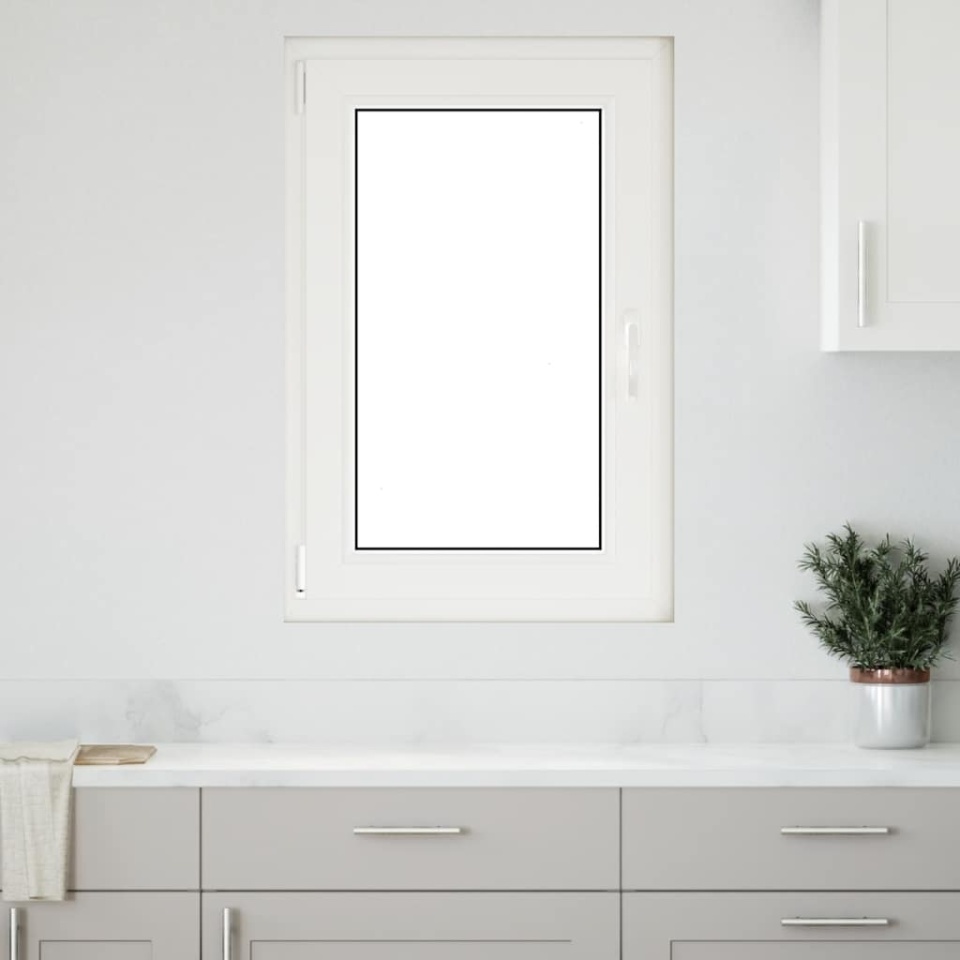 Fereastra de subsol „RISOR” 60x80 cm Rabatabil DIN Stânga Alb