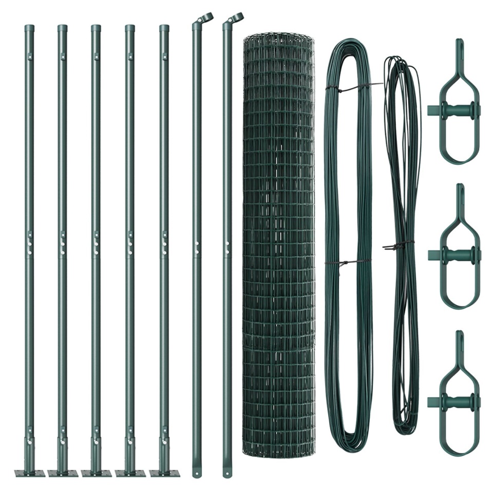 Fereastră Euro cu 7 stâlpi flanșați 1.4x10 m Oțel galvanizat - 1 | YEO