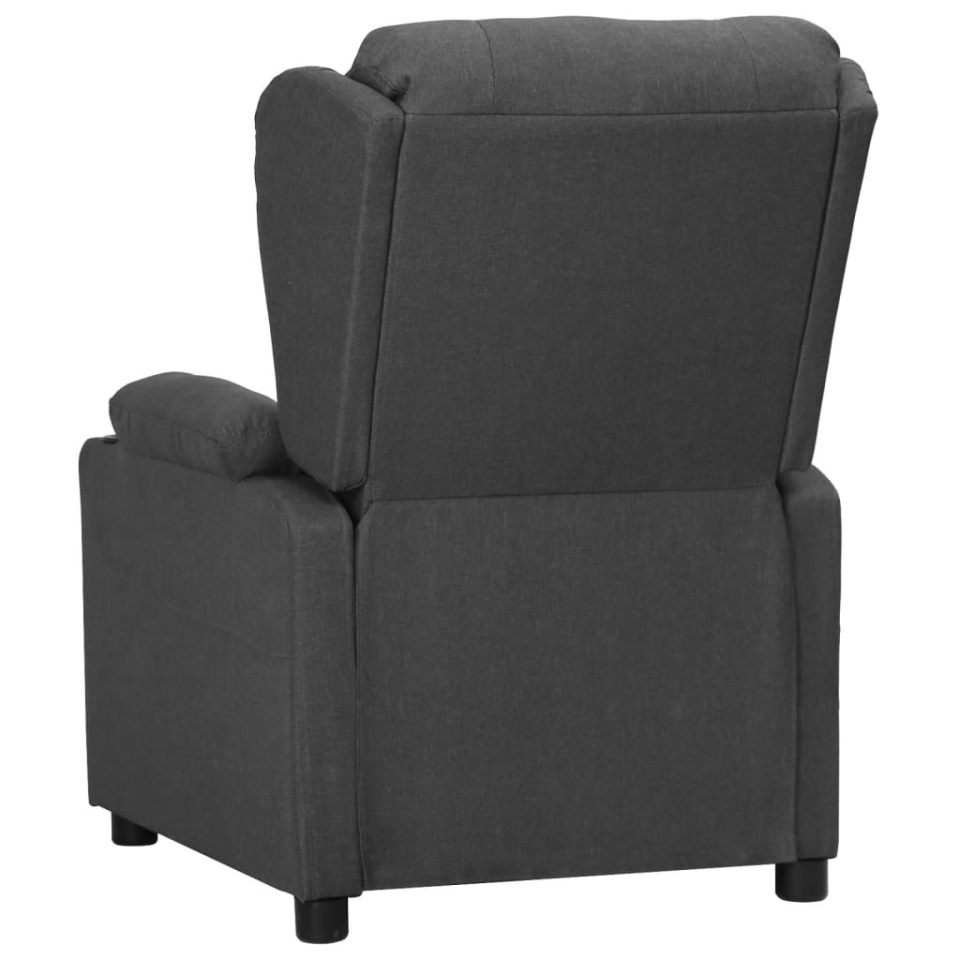 Fotoliu cu ridicare, gri închis, textil - 3 | YEO