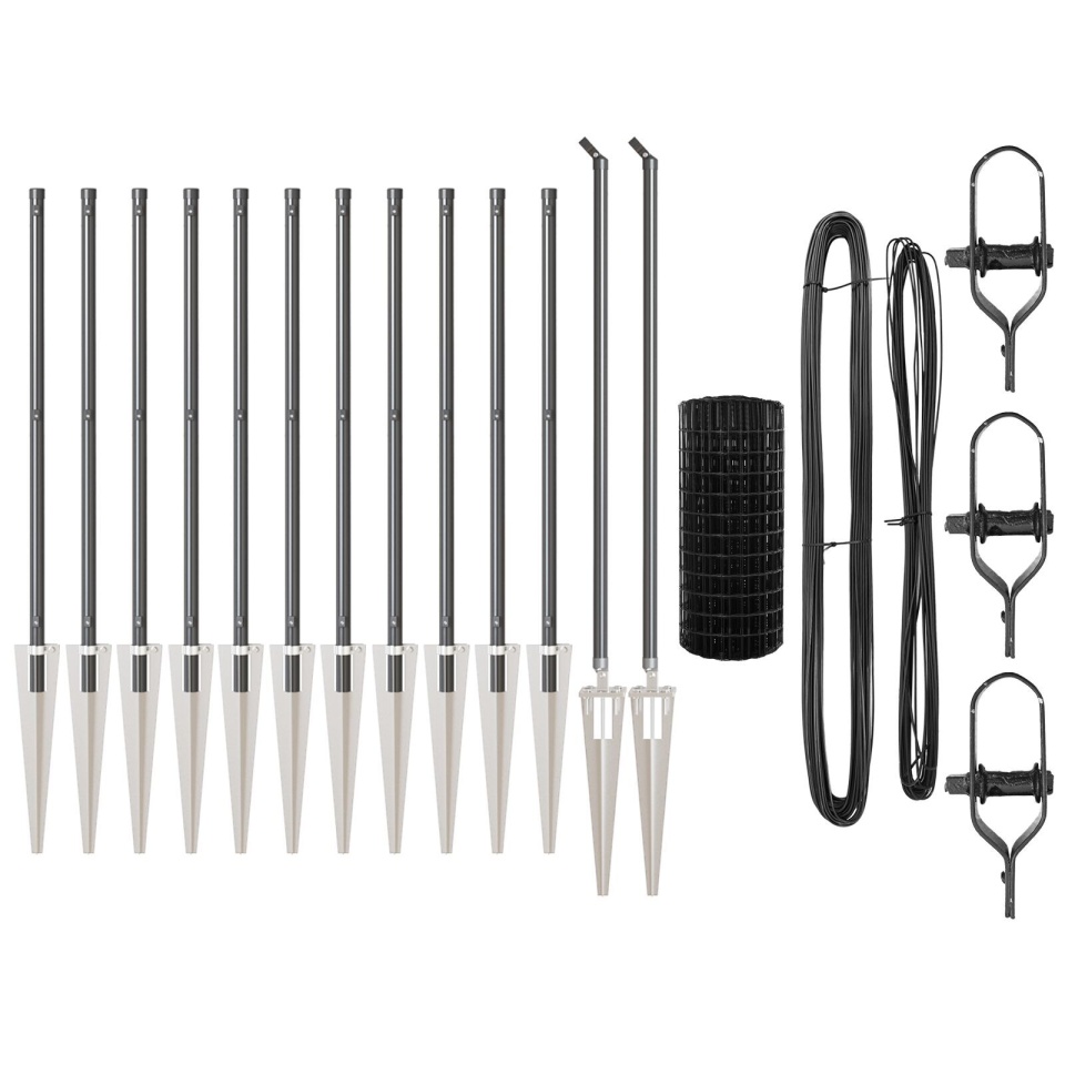 Gard Euro Set de 2 Gri Metal 25 x 1 m Durabil Gard Euro - 1 | YEO