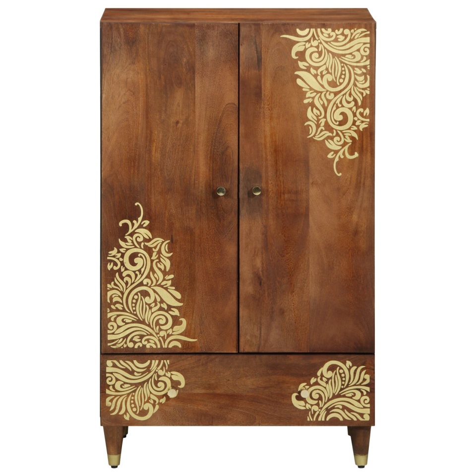 Highboard 60x33x100 cm Lemn masiv din mango - 2 | YEO