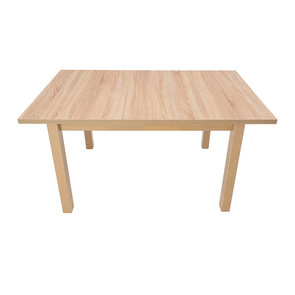 Masa extensibila mb-13 max5 120x150 cm , sonoma, lemn masiv de fag si pal - 2 | YEO