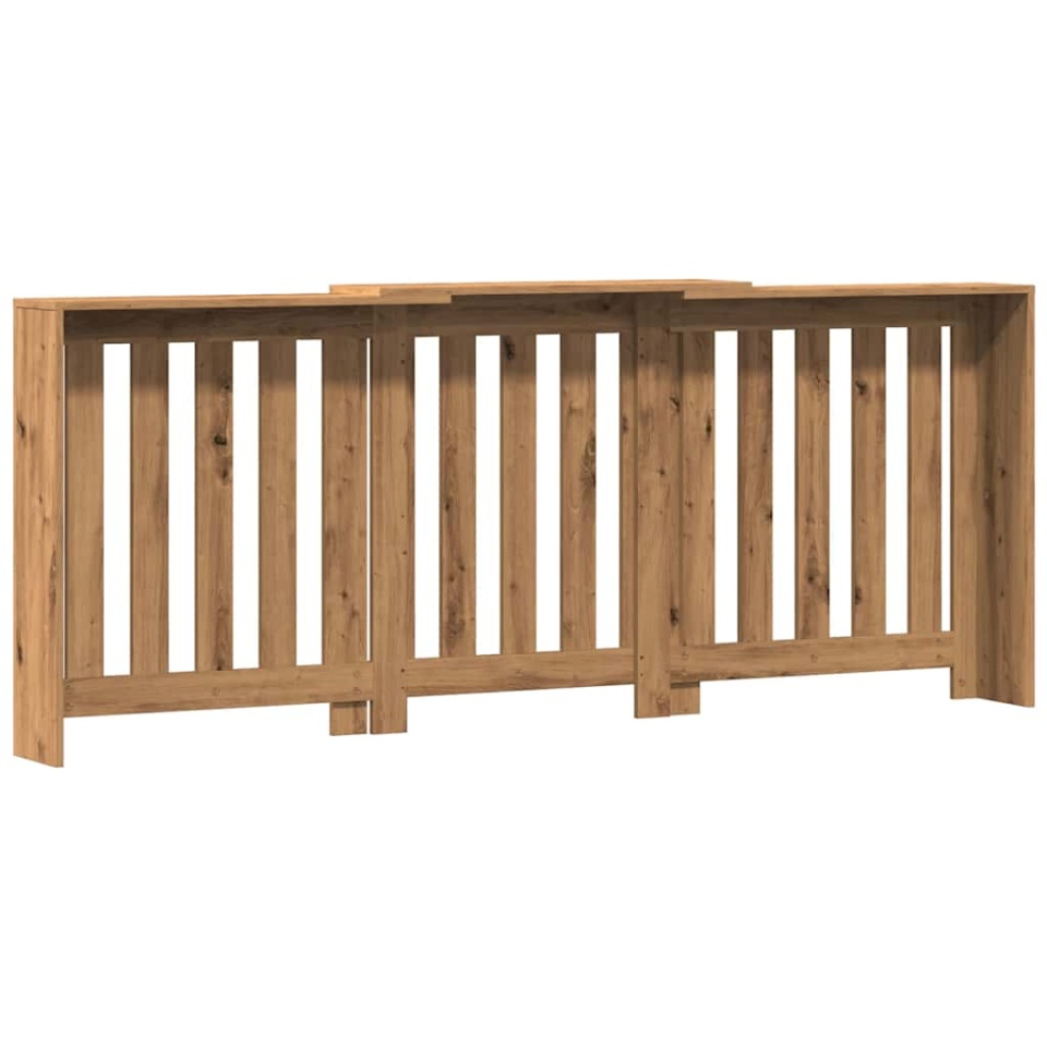 Mască pentru calorifer stejar artizanal 205x21,5x83,5 cm lemn - 3 | YEO