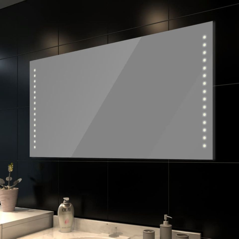 Oglinda de baie lumina LED 100 x 60 cm