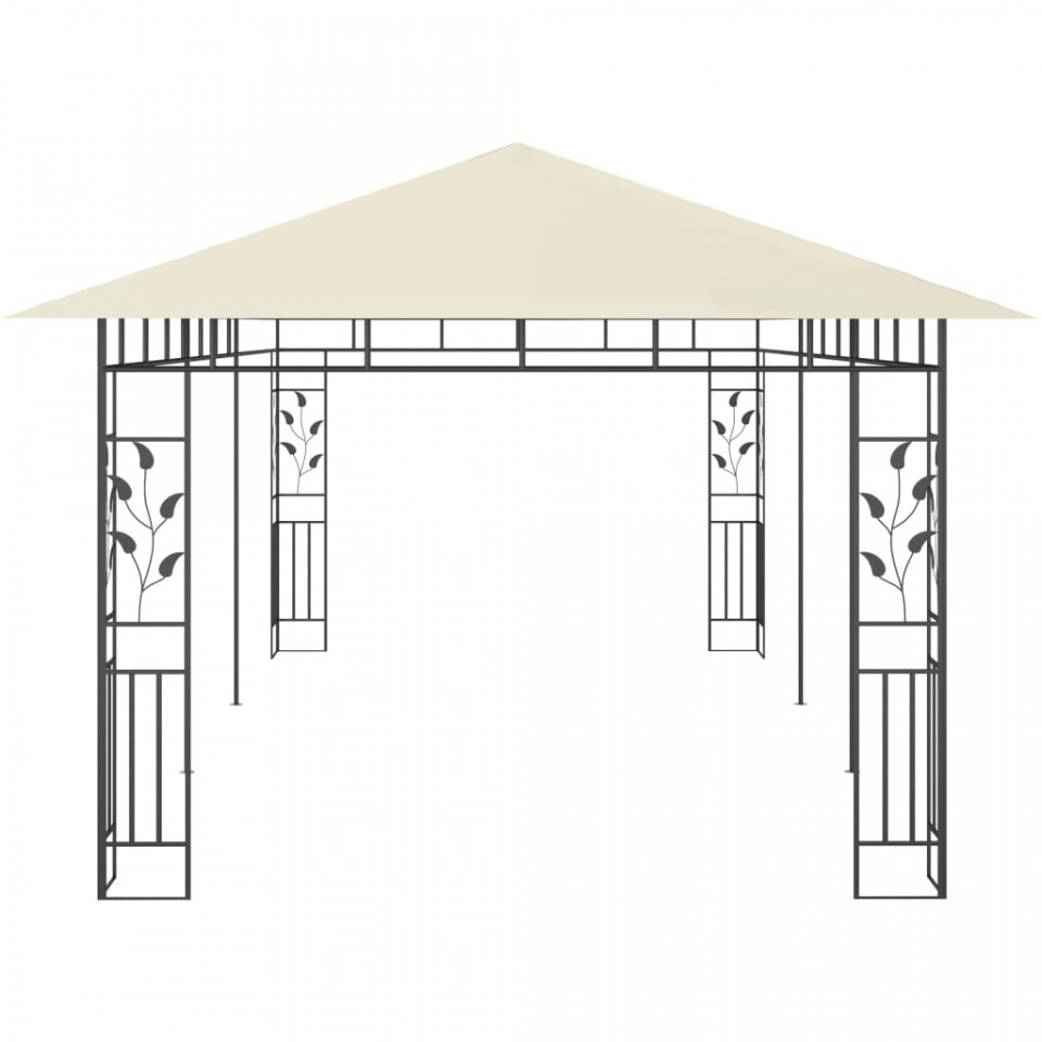 Pavilion cu plasă anti-țânțari, crem, 6 x 3 x 2,73 m - 3 | YEO