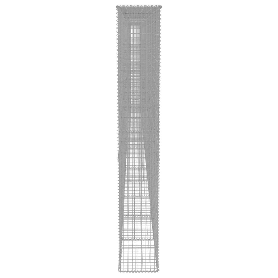 Perete gabion cu capace, 900 x 50 x 200 cm, oțel galvanizat - 3 | YEO