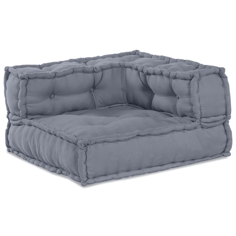 Pouf Modular Gri 70x70x54 Material - 2 | YEO