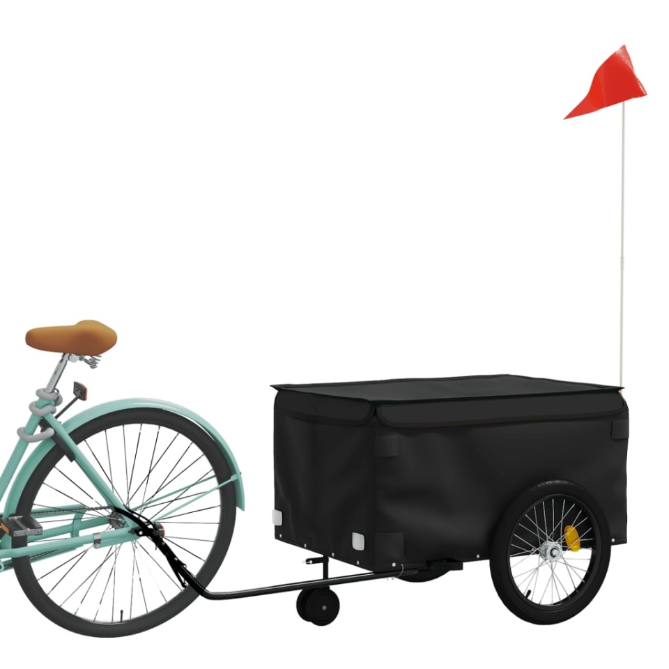 Remorcă pentru biciclete, negru, 45 kg, fier - 2 | YEO