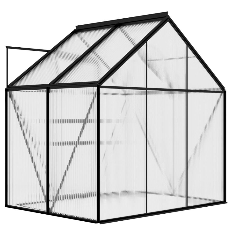 Seră, antracit, 2,47 m², aluminiu - 5 | YEO