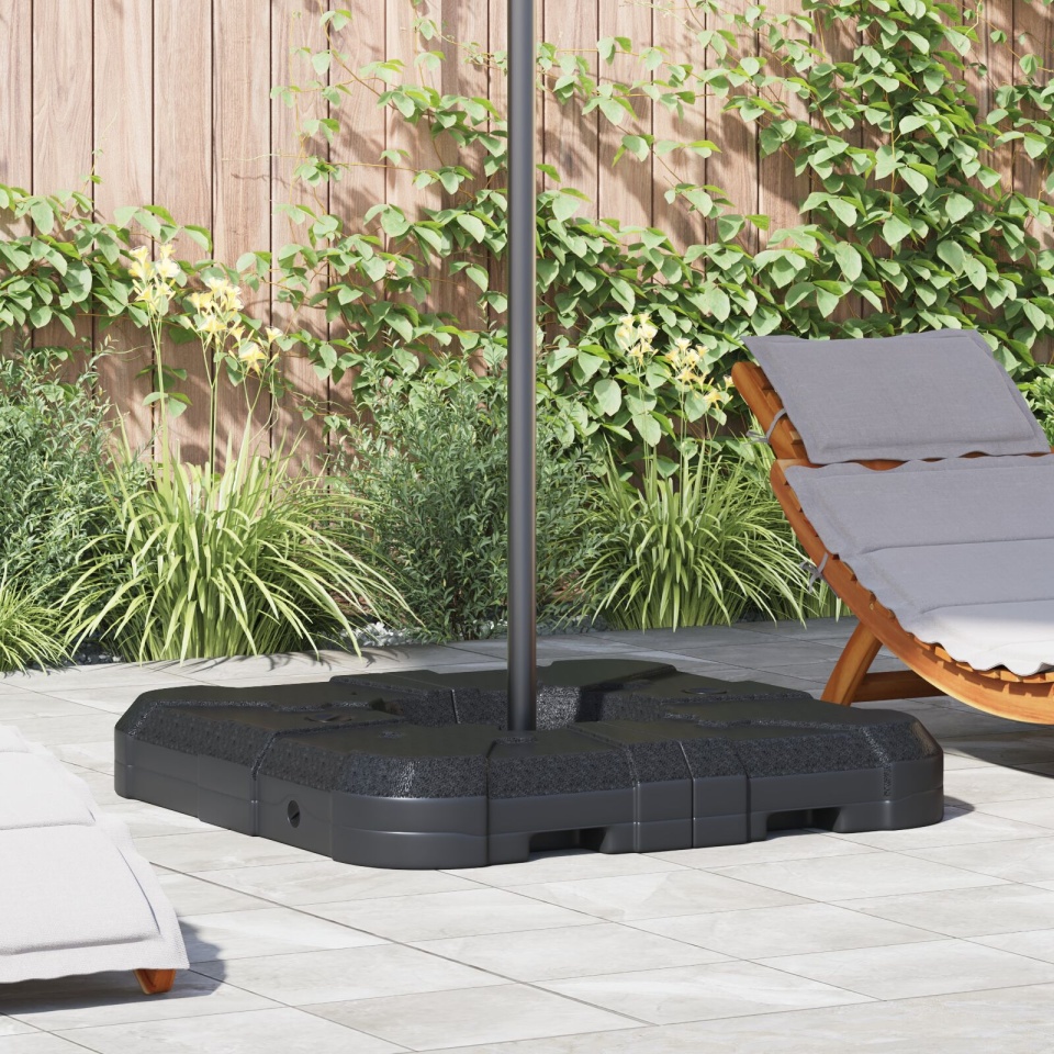 Set de bază pentru parasolar cantilever, 2 piese: 110kg nisip sau 70kg apă