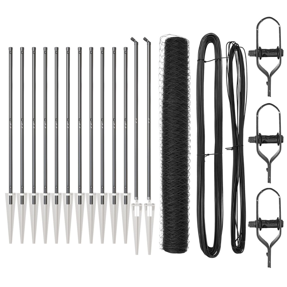 Set de Gard Set de 2 Gri Metal 25 x 1.2 m Rezistent - 1 | YEO