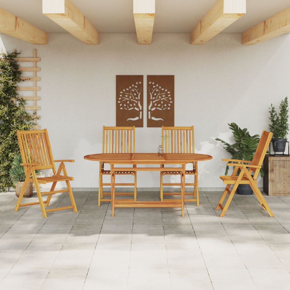 Set dining grădină , 5 piese, lemn acacia - 3 | YEO