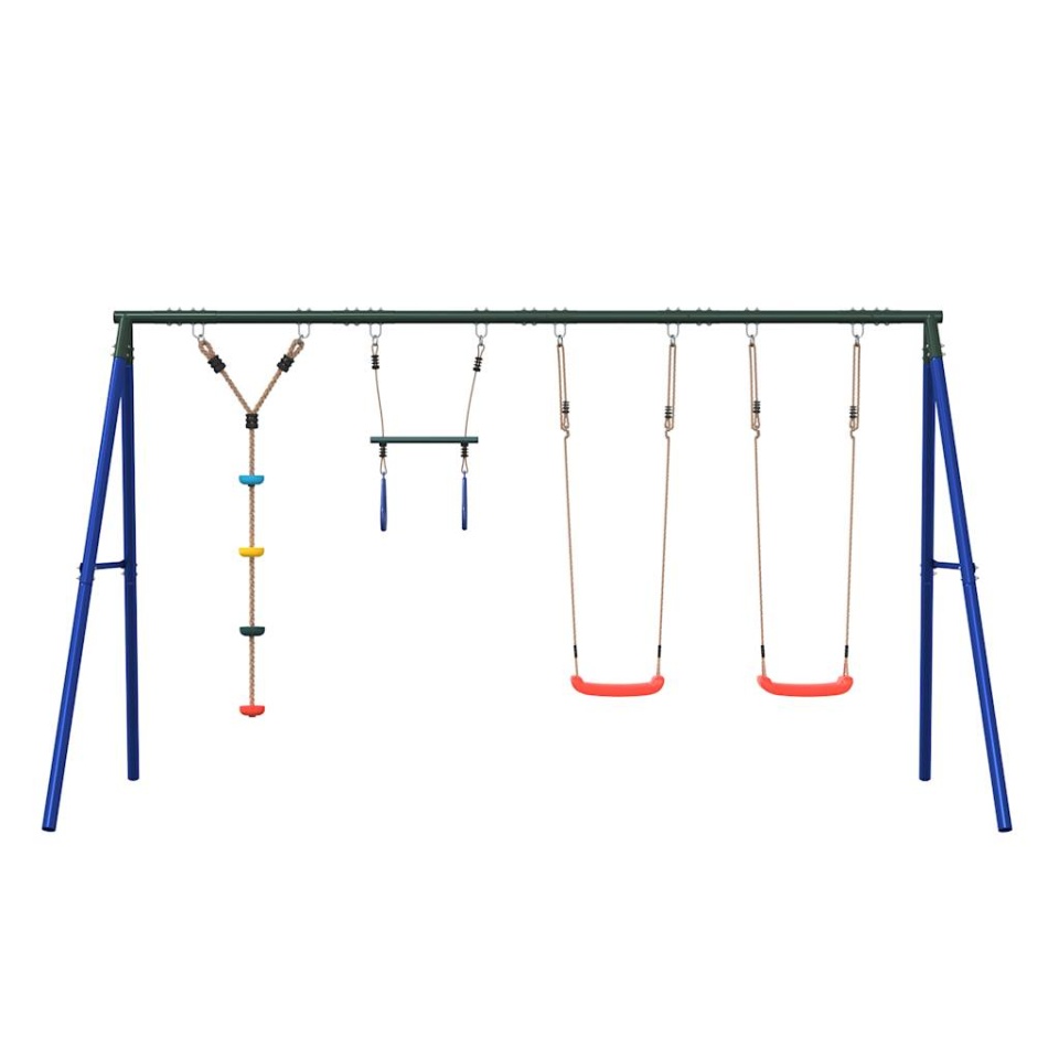 Set leagăn de exterior, cu leagăne, trapez și leagăn cu disc - 2 | YEO