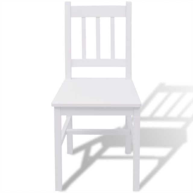 Alice Conqueror Signal Set masă și scaune din lemn de pin, 7 piese, alb