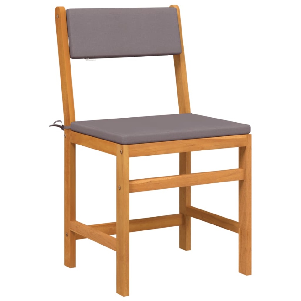 Set mobilier de balcon cu perne, 3 piese, lemn masiv acacia - 2 | YEO