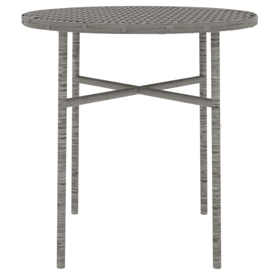 Set mobilier de grădină, 3 piese, gri, poliratan - 4 | YEO