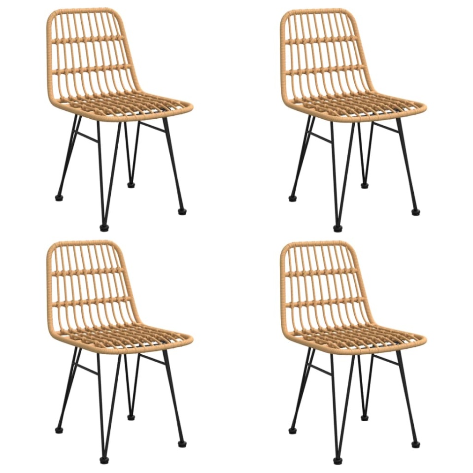 Set mobilier de grădină, 5 piese, poliratan - 3 | YEO