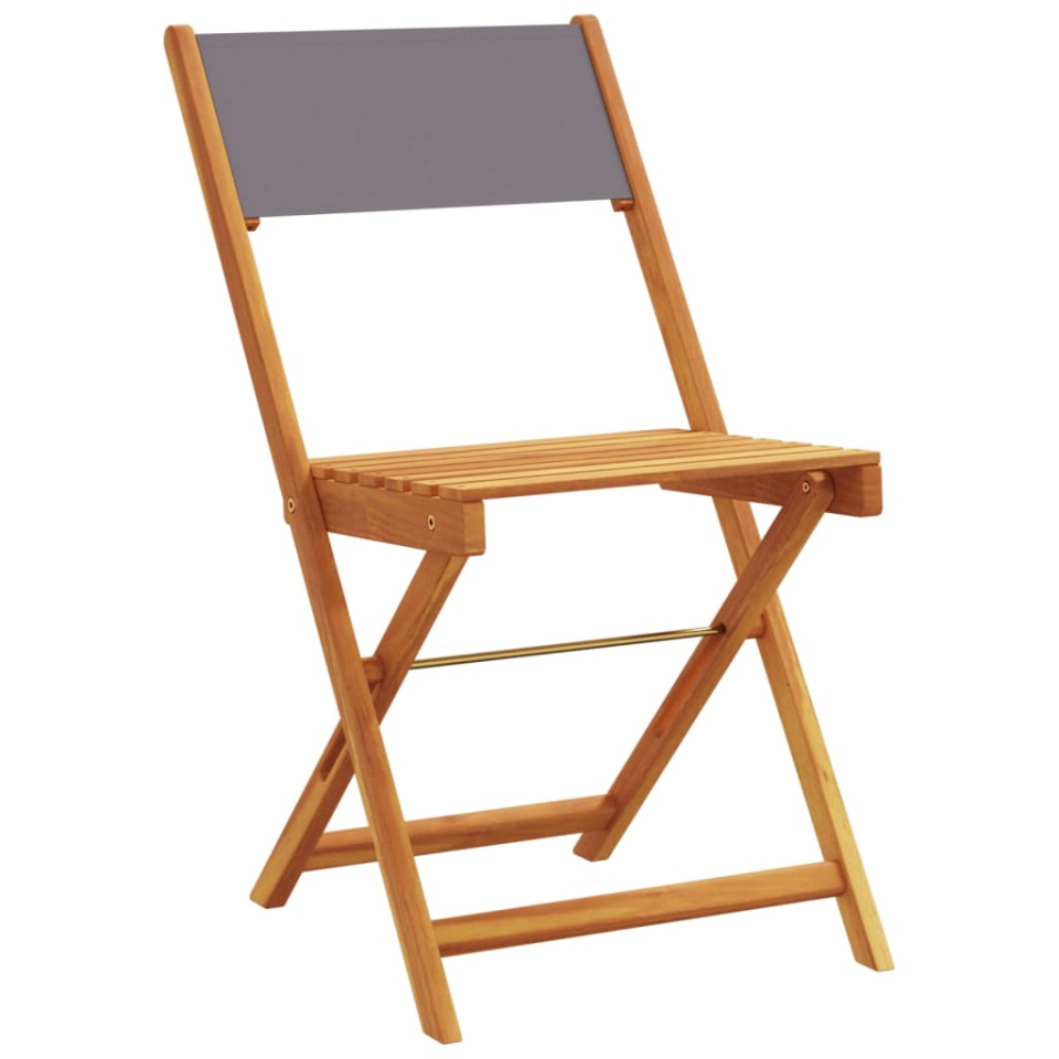 Set mobilier de grădină 5 piese textil antracit/lemn masiv - 2 | YEO