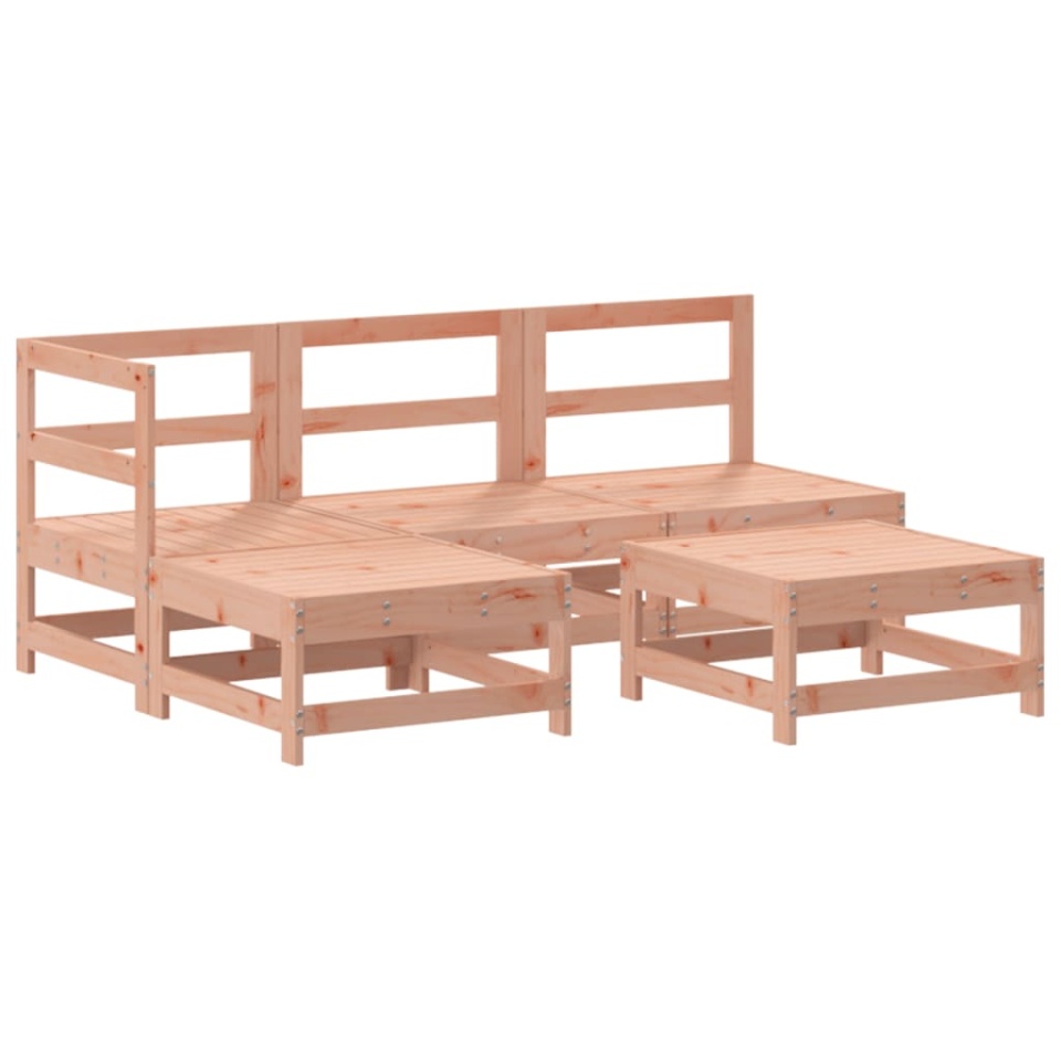 Set mobilier de grădină cu perne, 5 piese, lemn masiv douglas - 2 | YEO