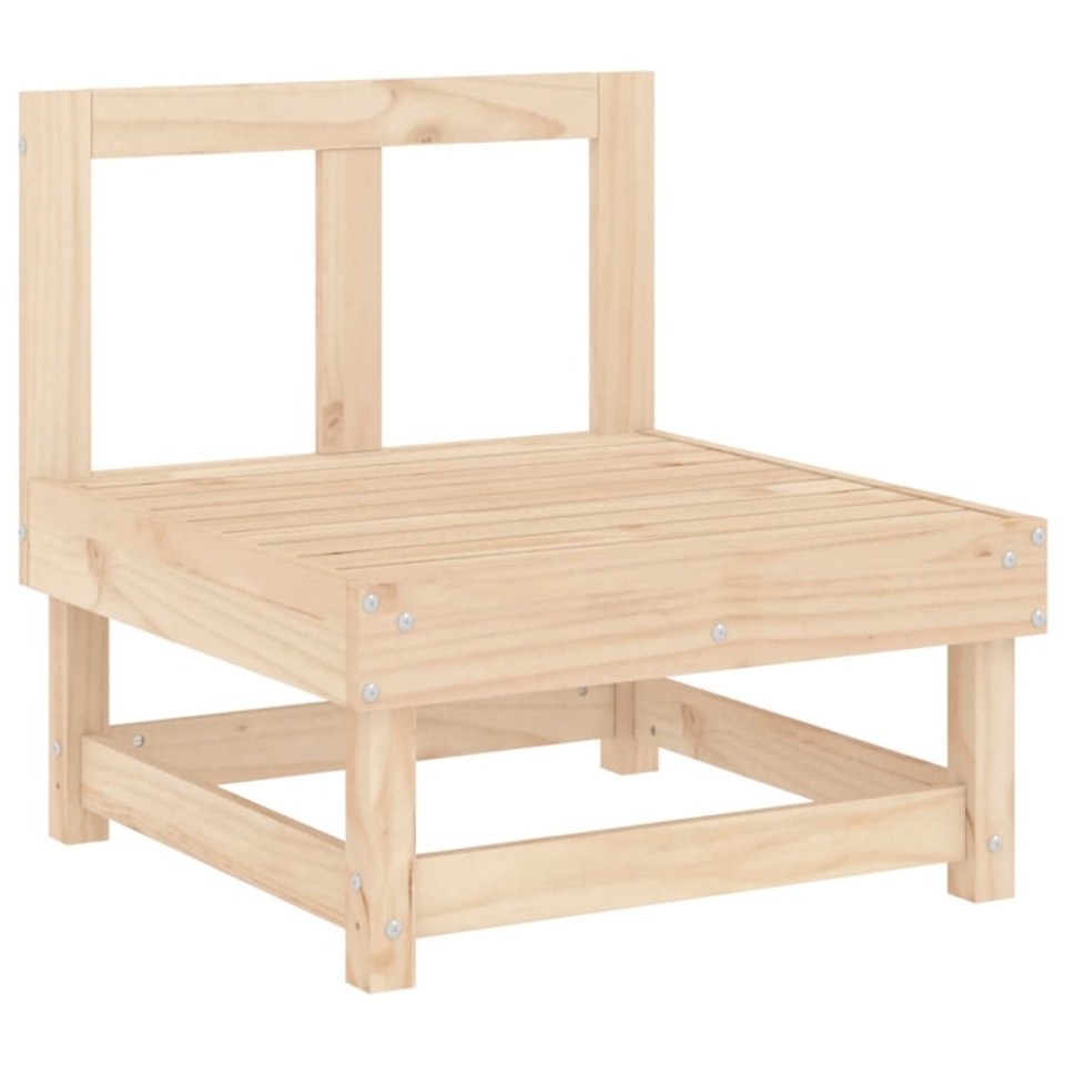 Set mobilier relaxare de grădină, 4 piese, lemn masiv de pin - 3 | YEO