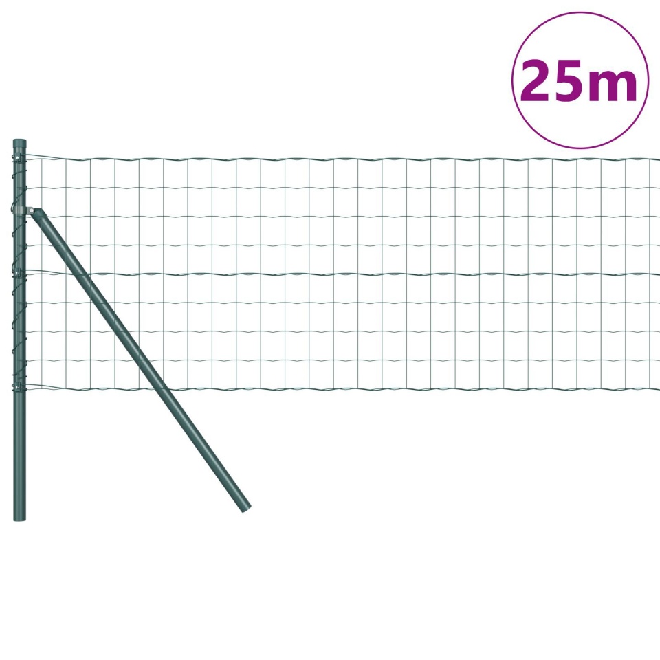 Șița Euro de la Set de 2 Verde Metal 25 x 0.8 m Durabil - 2 | YEO