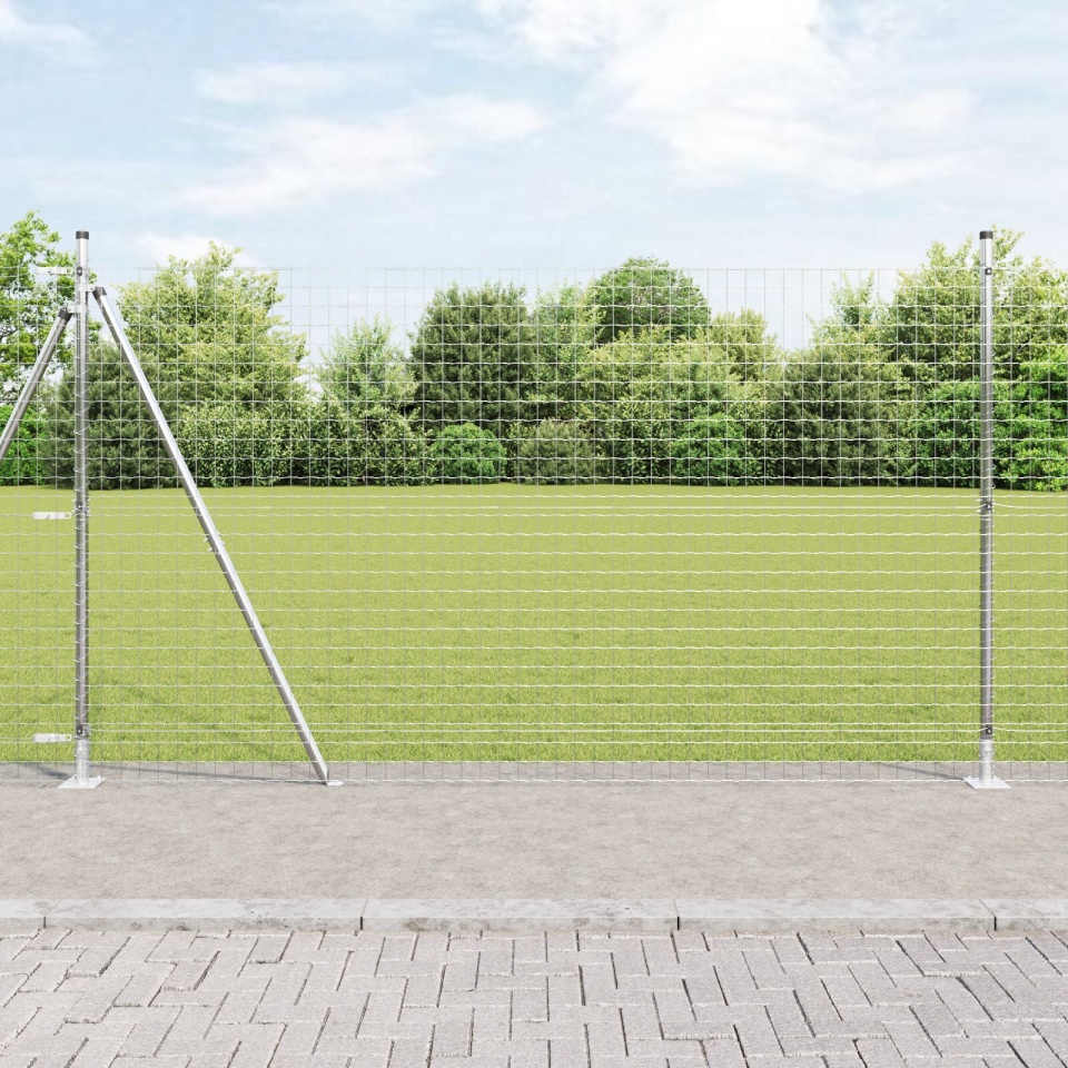 Stâlpi Set de 104 Oțel galvanizat 3.2 x 3.2 x 88.5 cm Durabil