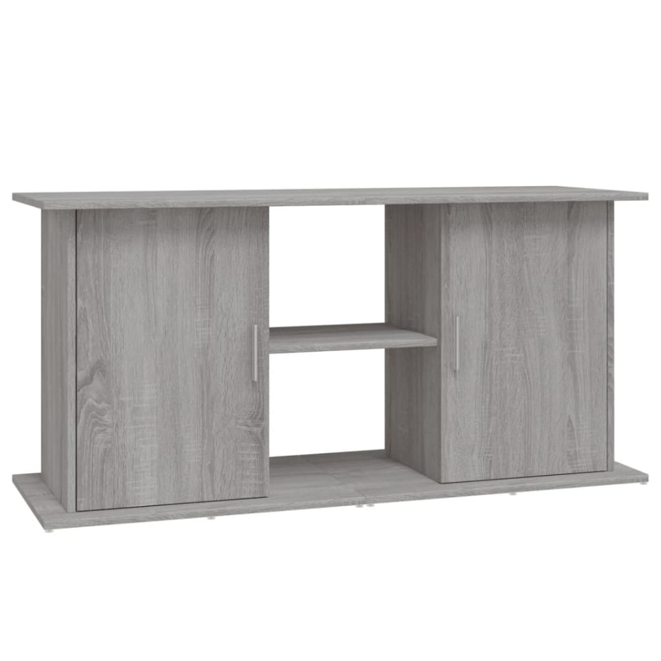 Suport acvariu, gri sonoma, 121x41x58 cm, lemn prelucrat - 1 | YEO