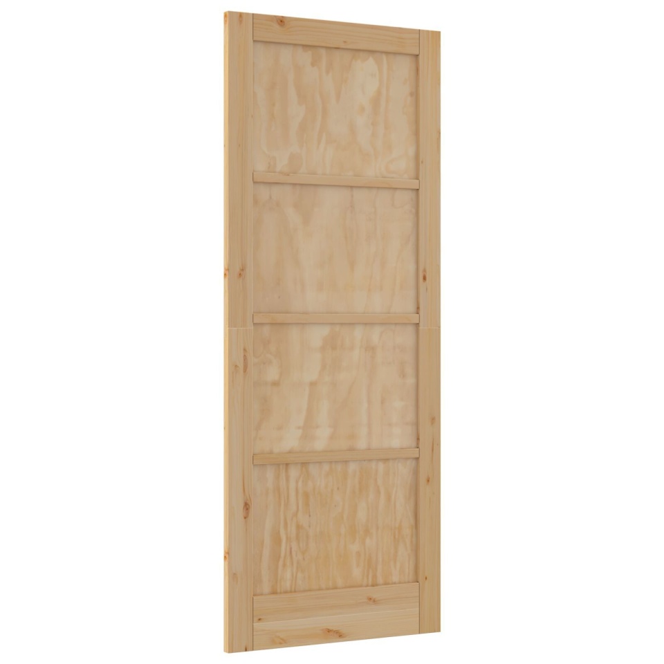 Ușă Interioară ORKDAL 83x211x4 cm Lemn Masiv de Pin - 3 | YEO