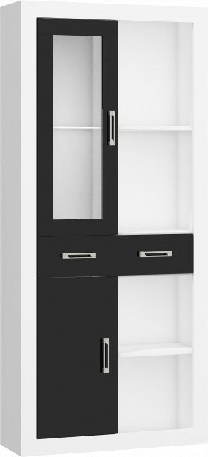 Verin Vrn-15 (Biblioteca) White/Black High Gloss