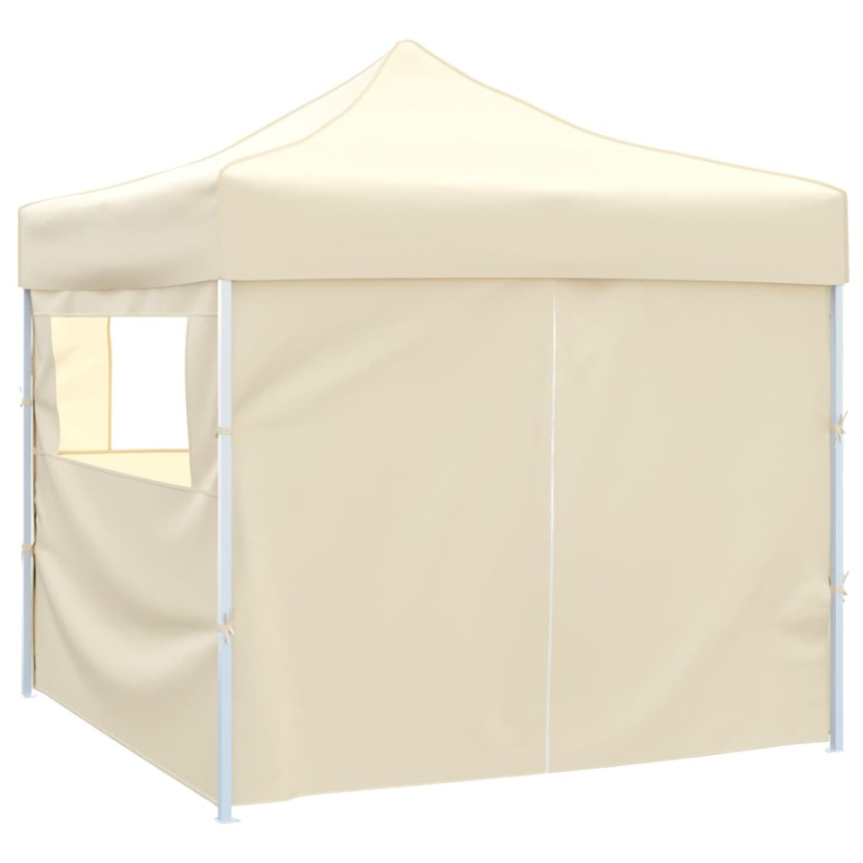 41464 Cream Foldable Tent 3 x 3 m with 4 Walls - 2 | YEO