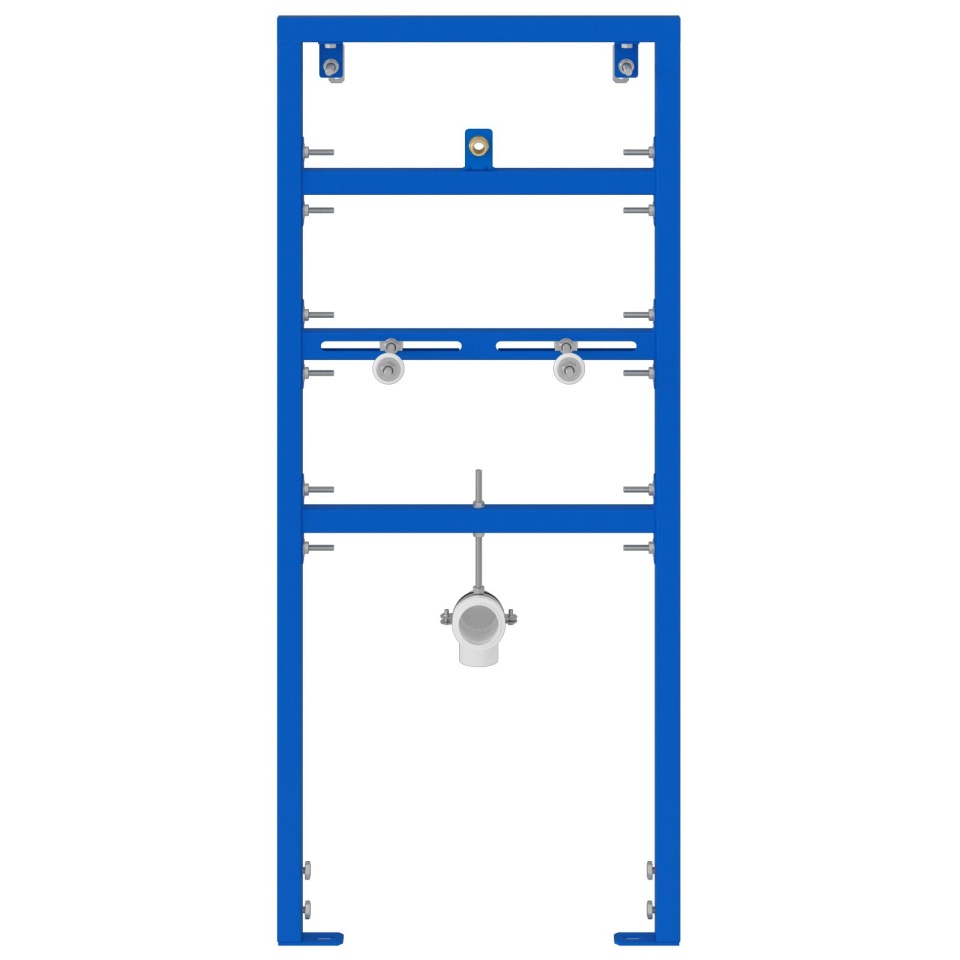 Accesorii baie Albastru Oțel 50 x 17.5 x 139 cm Cadru chiuvetă