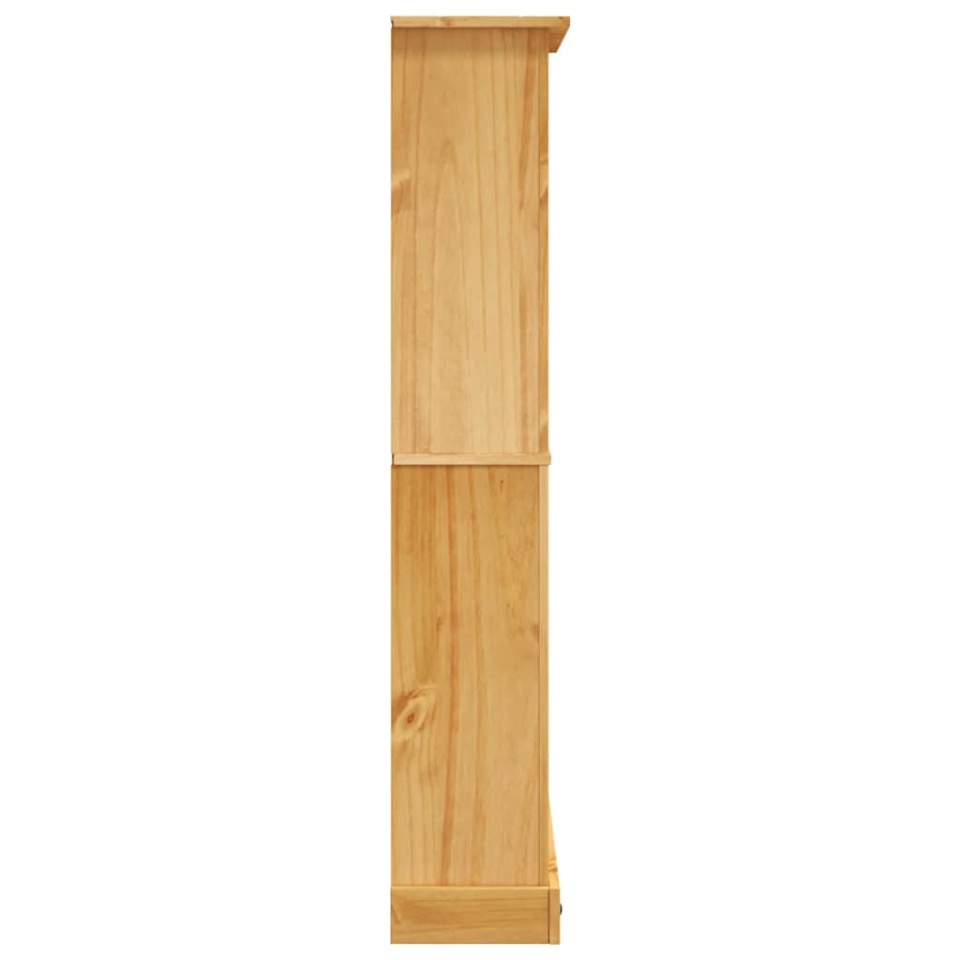 Bibliotecă 4 rafturi pin, stil mexican Corona 80x29x150 cm - 3 | YEO