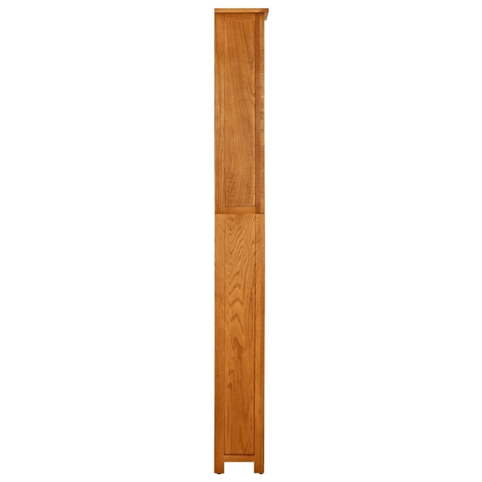 Bibliotecă cu 7 rafturi, 60x22x200 cm, lemn masiv de stejar - 2 | YEO