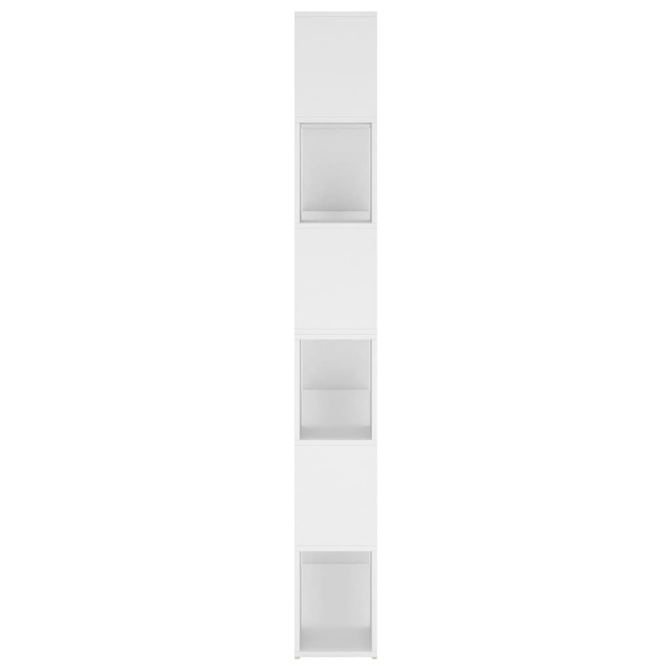 Bibliotecă/Separator cameră, alb, 100x24x188 cm - 4 | YEO