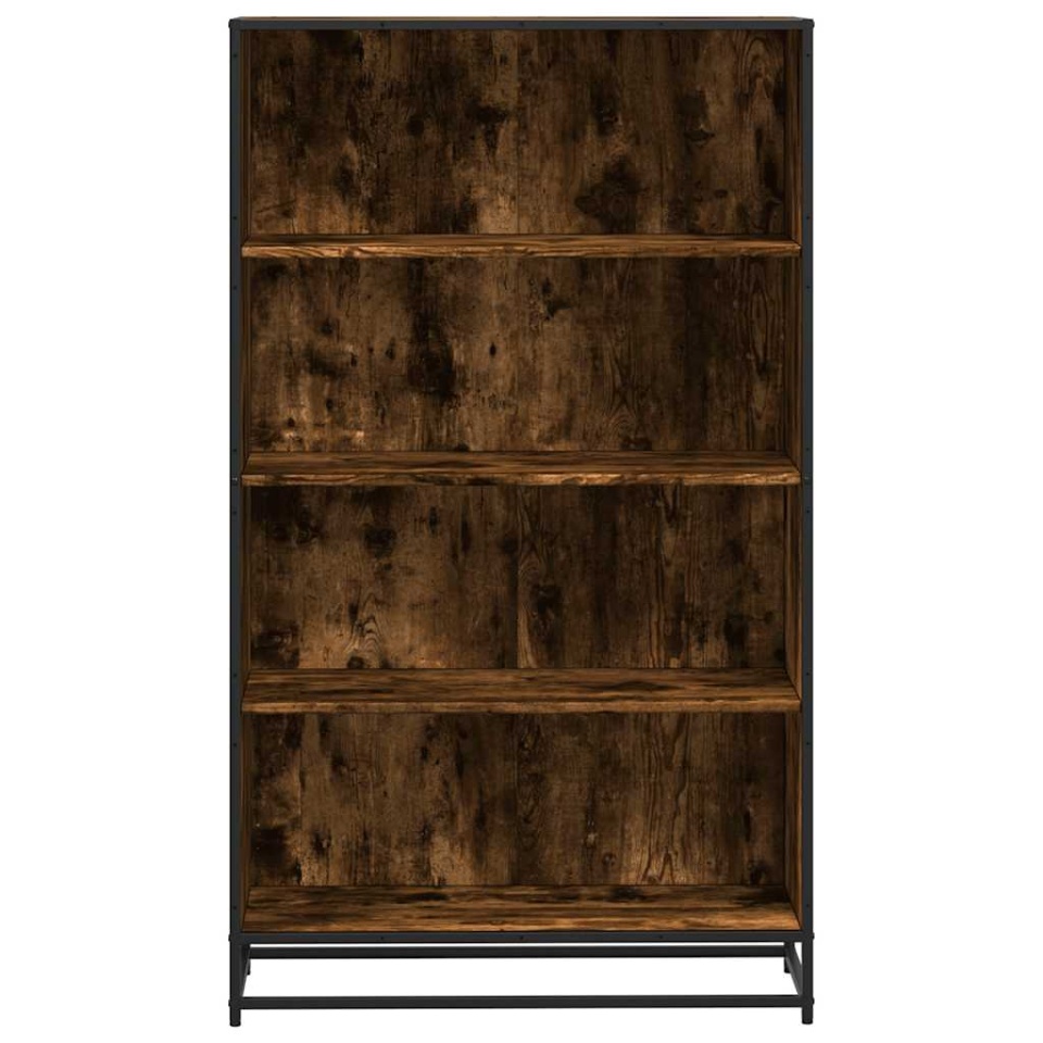 Bibliotecă, stejar fumuriu, 80,5x35x139 cm, lemn prelucrat - 3 | YEO