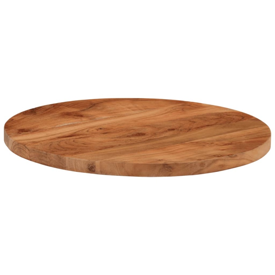 Blat de masă rotund, Ø60x3,8 cm, lemn masiv de acacia - 2 | YEO