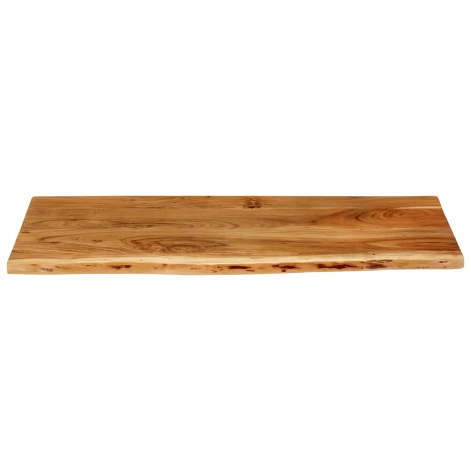 Blat lavoar de baie, 114x52x2,5 cm, lemn masiv de acacia - 2 | YEO