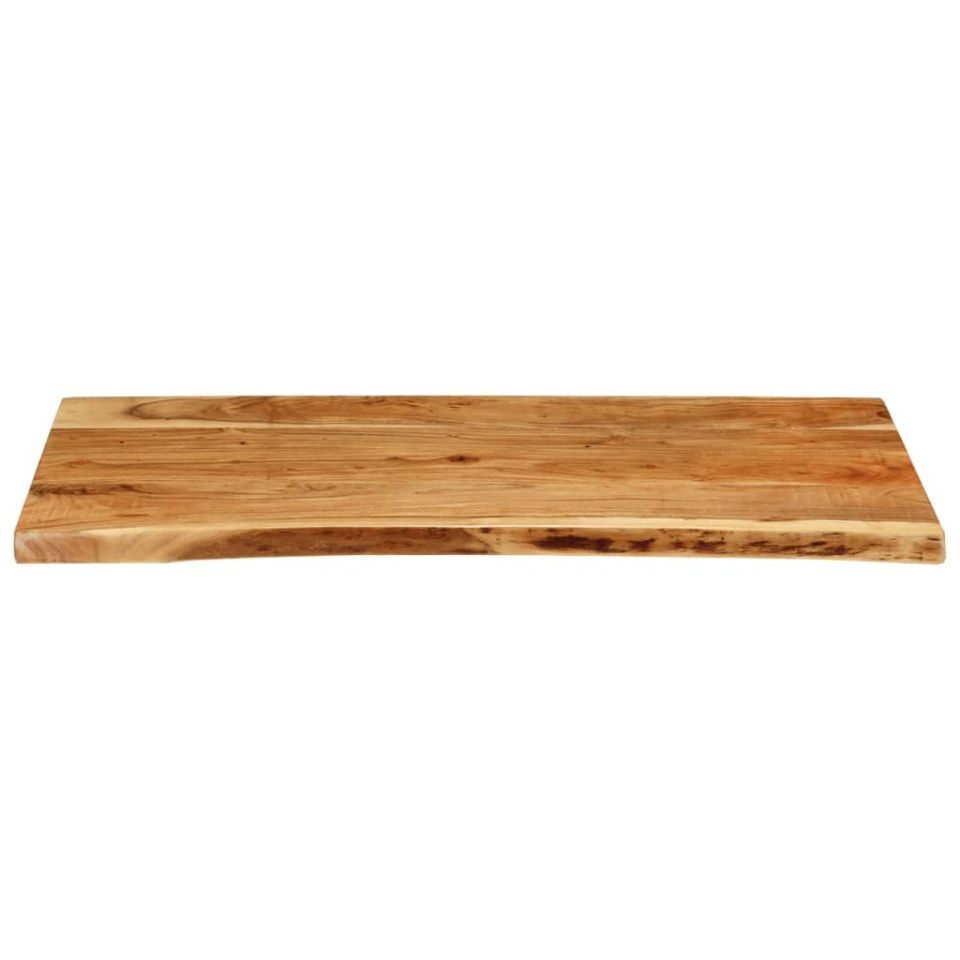 Blat lavoar de baie, 114x52x4 cm, lemn masiv de acacia - 2 | YEO