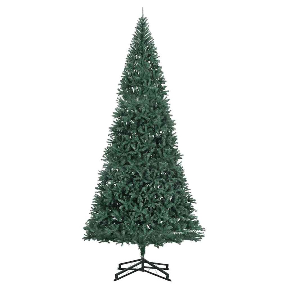 Brad de Crăciun artificial cu suport, verde, 500 cm, PVC - 2 | YEO