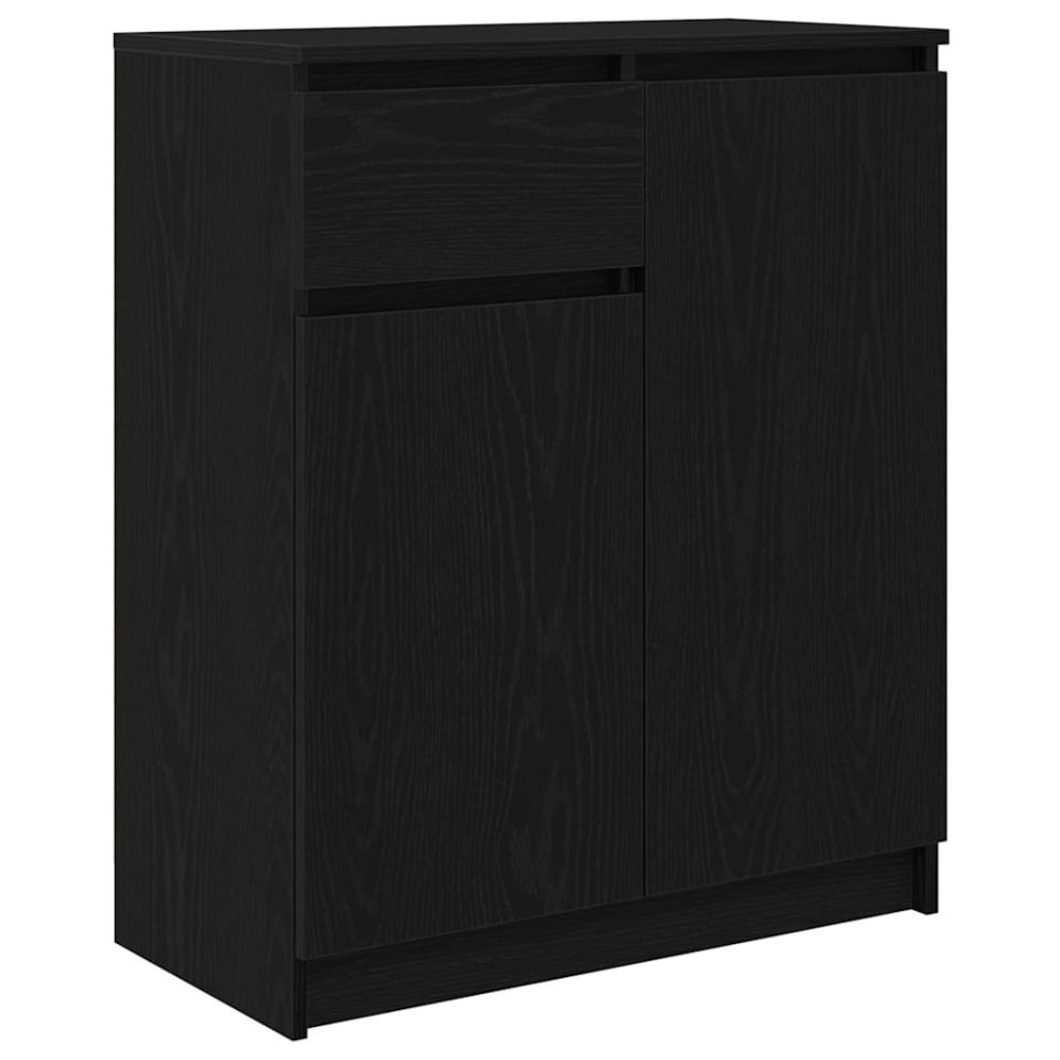 Bufetă cu sertar Stejar negru 71x35x84 cm Lemn prelucrat - 1 | YEO