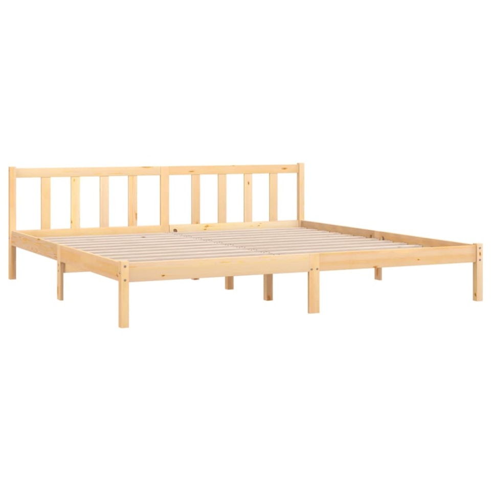Cadru de pat Super King, 180x200 cm, lemn masiv de pin - 2 | YEO