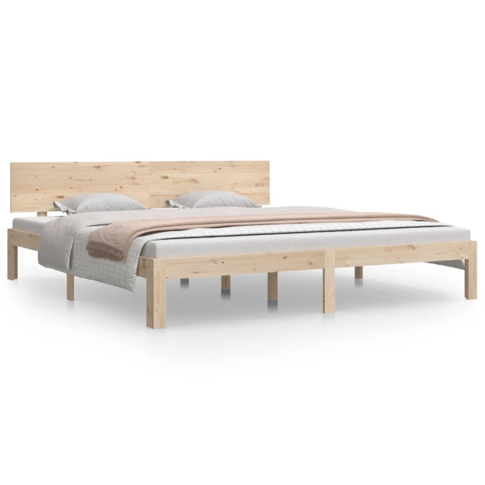 Cadru de pat Super King, 180x200 cm, lemn masiv - 1 | YEO