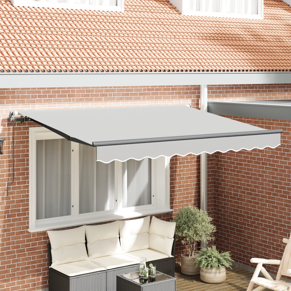 Cadru de Umbra Retractabil Manual 3x2 cm Metal