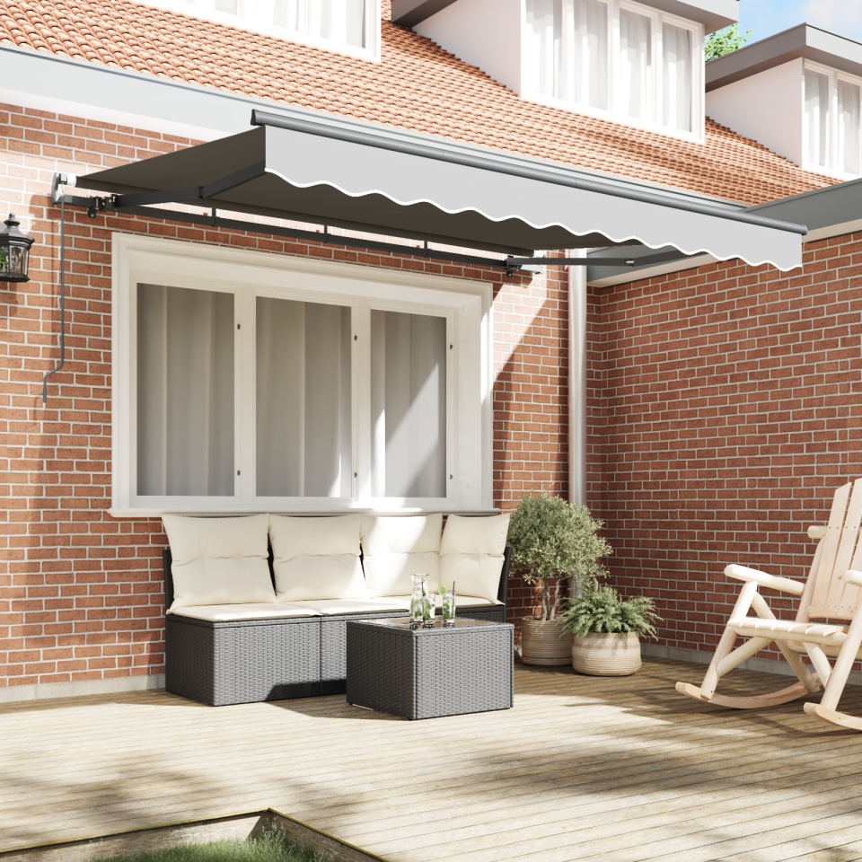 Cadru de Umbra Retractabil Manual 3x2 cm Metal - 2 | YEO