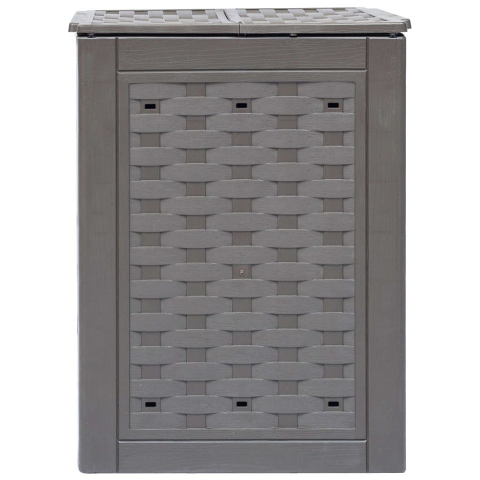 Compostoare grădină 3 buc. maro 60x60x83 cm 900 L plastic ratan - 2 | YEO