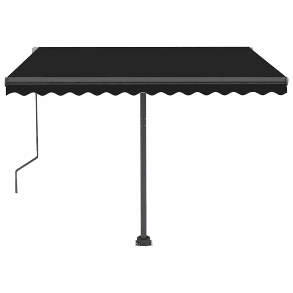 Copertină autonomă retractabilă automat, antracit, 350x250 cm - 3 | YEO