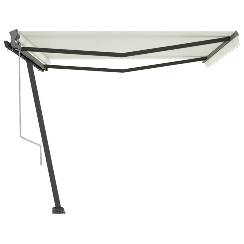 Copertină autonomă retractabilă automat, crem, 400x300 cm - 1 | YEO
