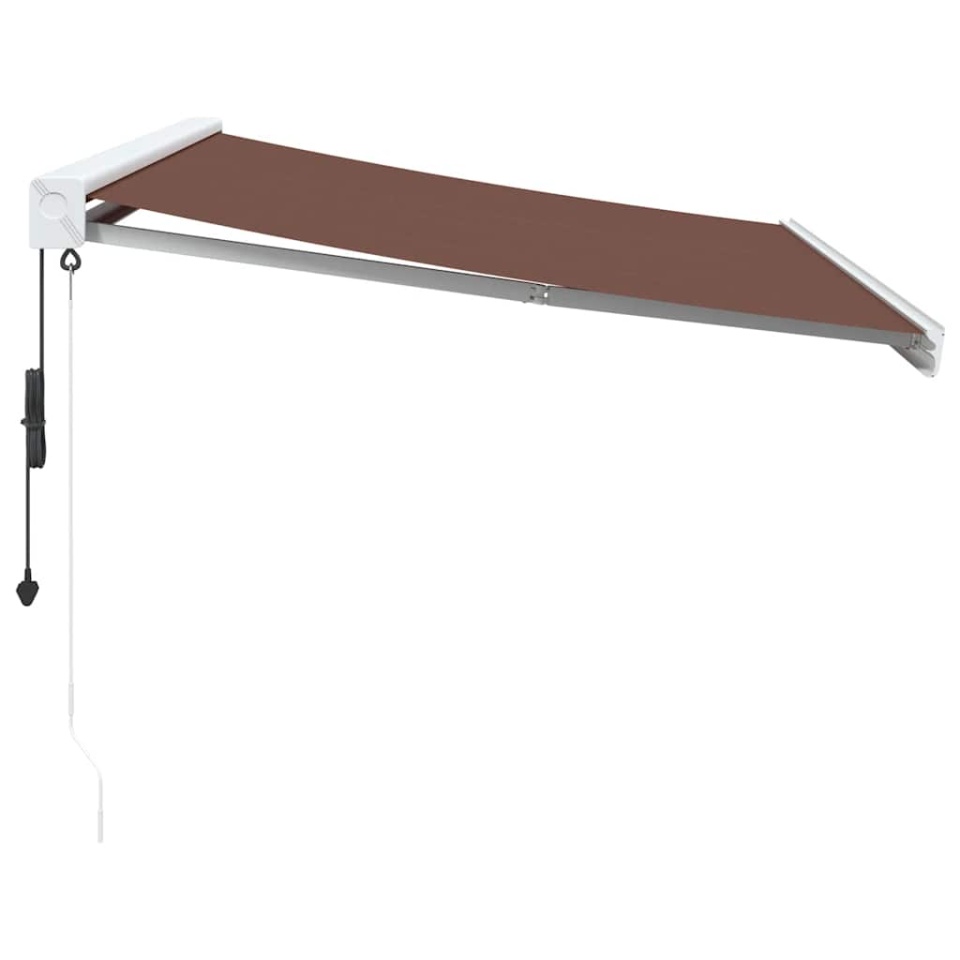 Copertina retractabilă automat, maro, 350x250 cm - 3 | YEO